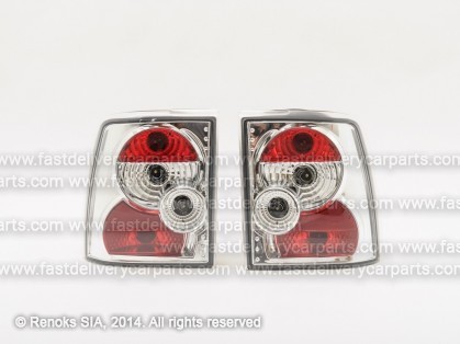 OP Vectra 88->95 aizmugures gaišs hroms komplekts E 88->92