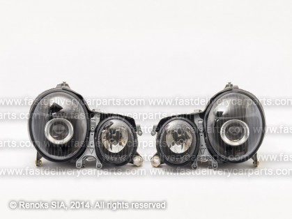 MB E W210 99->03 lukturis CLEAR tumšs komplekts E DEPO
