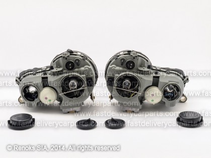 MB E W210 99->03 lukturis XENON CLEAR gaišs hroms komplekts E DEPO