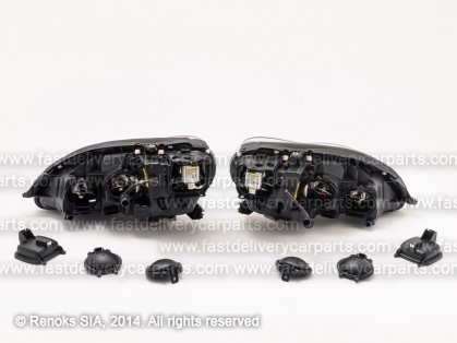 MB S W220 98->02 lukturis XENON CLEAR ar motoriņu komplekts 2gab E DEPO