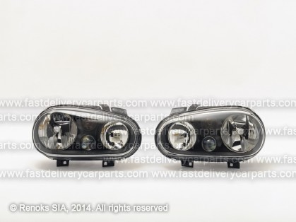 VW Golf 98->03 lukturis H7/H1/H3 tumšs komplekts E DEPO