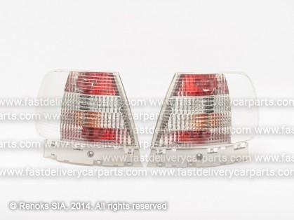 AD A4 95->99 задние фонари CRISTAL светлые комплект E DEPO