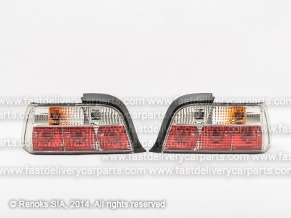 BMW 3 E36 91->98 COUPE задние фонари CRISTAL светлые комплект E DEPO