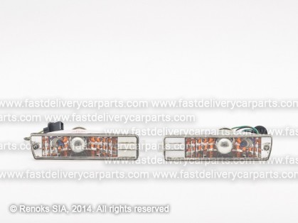 VW Golf 83->91 corner lamp CRISTAL set E 87->91