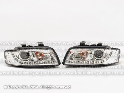 AD A4 01->04 head lamp Devil Eyes light chrome set E DEPO