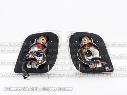FD Fiesta 89->95 tail lamp black set E