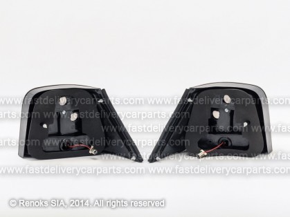 VW Golf 98->03 aizmugures LED smoke/chrome komplekts E