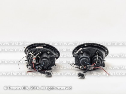 VW Beetle 98->05 lukturis Engel Eyes tumšs hroms komplekts E