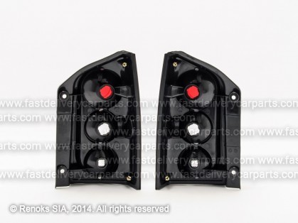 NS Pathfinder 04->13 aizmugures gaišs hroms komplekts