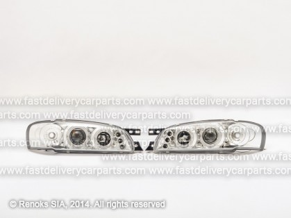 SB Impreza 93->96 lukturis Engel Eyes gaišs hroms komplekts E