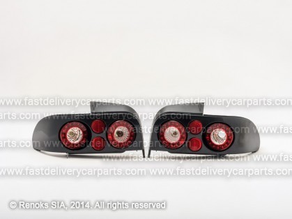 SB Impreza 93->96 aizmugures LED, melna apmale komplekts