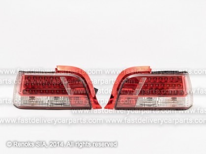 BMW 3 E36 91->98 COUPE aizmugures LED sarkans komplekts E