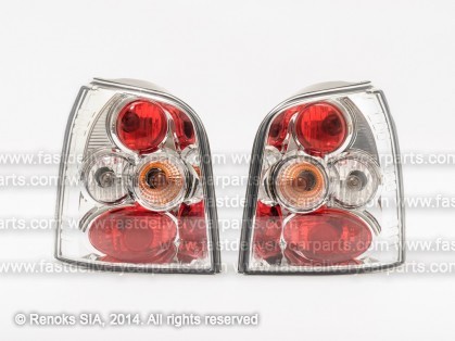 AD A4 95->99 tail lamp AVANT light chrome set E