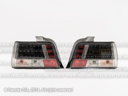 BMW 3 E36 91->98 tail lamp SED LED blackset E