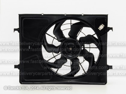 HY i30 07->12 ventilators ar difuzoru 420mm 180W 3pin ar rezistoru HALLA/HANON