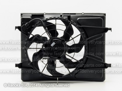 HY i30 07->12 ventilators ar difuzoru 420mm 180W 3pin ar rezistoru HALLA/HANON