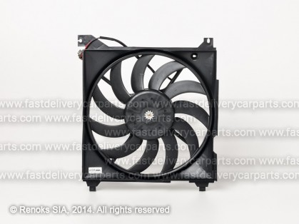 HY Santa Fe 01->06 ventilators kompl RAD 2.4/2.7 TW