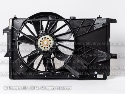 OP Meriva 03->06 ventilators RAD +KOND 1.4/1.6/1.8 330W 360mm 2pin