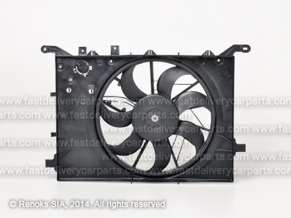 VV S80 98->06 ventilators RAD+KOND komplekts