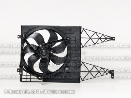 VW Bora 98->05 ventilators 1.6/2.0/1.9D komplekts