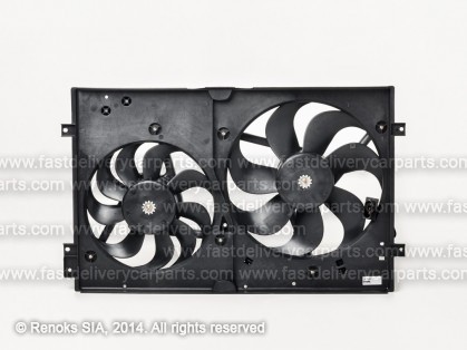 VW Bora 98->05 ventilators 2.3 komplekts 2 ventilatori