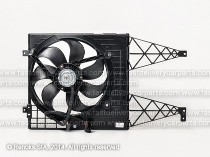 VW Golf 98->03 ventilators 1.6/1.8/2.0/2.3 -KOND komplekts
